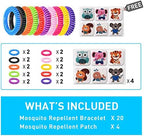 BuggyBands resealable bag with mosquito repellent patches