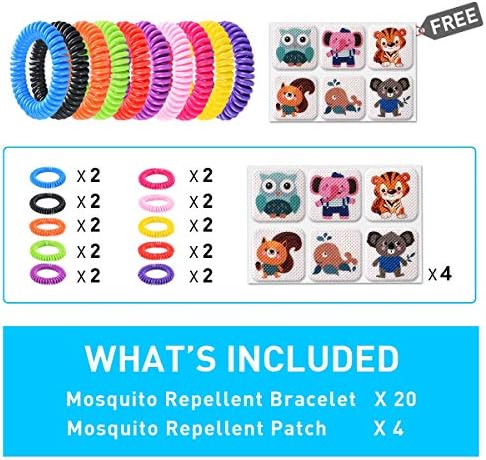 BuggyBands resealable bag with mosquito repellent patches
