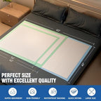 Close up view of the super absorbent gel polymer layer of the MILDPLUS mattress protection sheets.
