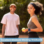 8 piece sports wristband set for men and women