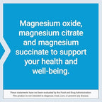 Top view of the secure safety seal on a bottle of Life Extension triple action magnesium dietary capsules.