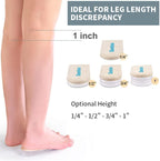 Orthopedic heel pads for women designed to relieve heel spurs and Achilles tendonitis.