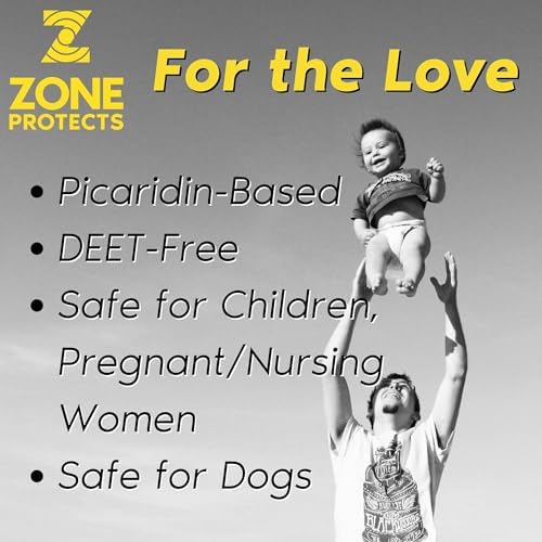 Zone Protects DEET free bug spray bundle with twenty percent picaridin active ingredient details