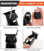Zero-gap adjustable trimmer blade technical view