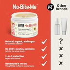 SallyeAnder anti itch cream ingredient label detailing essential oils
