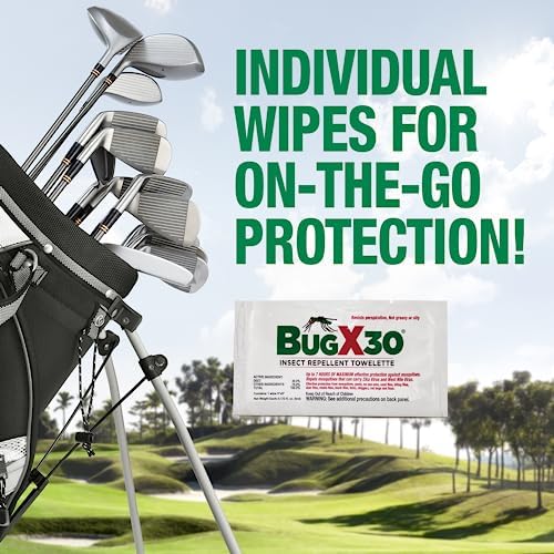 CoreTex Bug X 30 tick and insect defense wipes packaging instructions