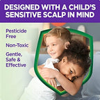 Close up of Lice Shield 2 in 1 packaging highlighting the 5 essential oils blend