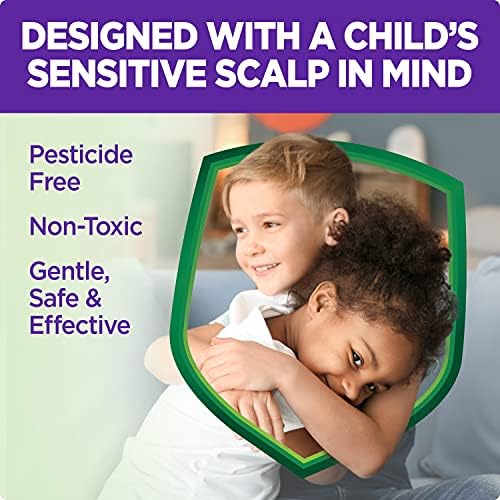 Close up of Lice Shield 2 in 1 packaging highlighting the 5 essential oils blend