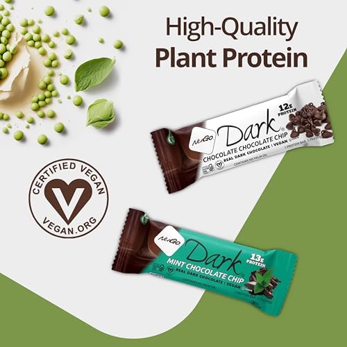 NuGo Dark Chocolate Pretzel and Sea Salt, 12g Protein Bar, Vegan, Gluten Free, Non-GMO, Kosher Pareve, 24 Count - Image 5