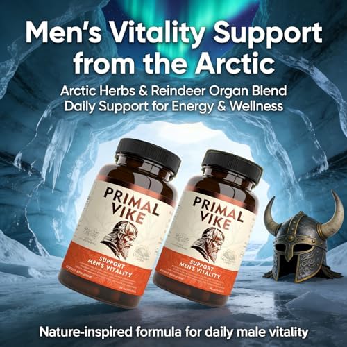 Primal Vike organ superfood mix and Arctic botanicals ingredient label