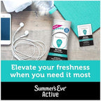Individually wrapped feminine wipes for travel and gym use on-the-go hygiene.