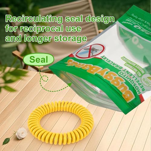 Assorted colors of BuggyBands insect repellent wristbands