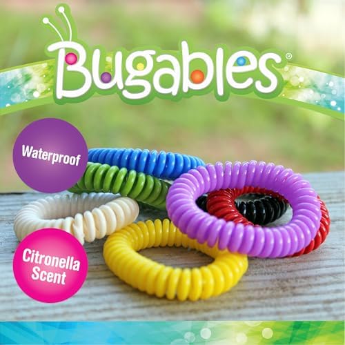 Pack of 25 Pic Bugables citronella wristbands with resealable pouch
