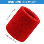 Imagerio cotton blend moisture wicking wristbands for men and women