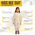 Durable cotton twill fabric texture of kids bee suit