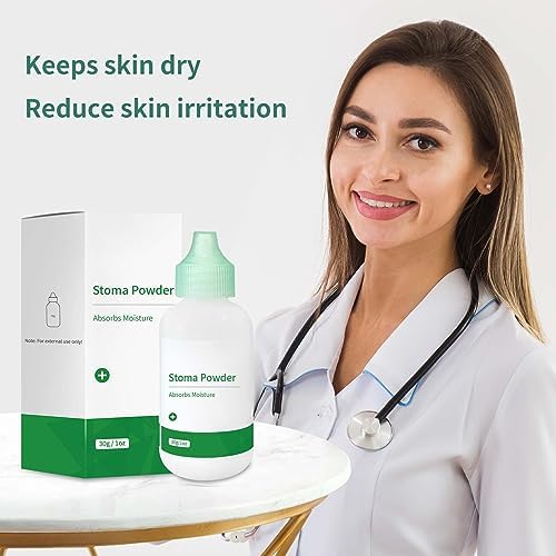 ZnnaYoha Medical Protective Skin Barrier Powder for ostomy moisture absorption