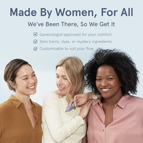 LOLA compact applicator tampons showing 360 degree leak protection
