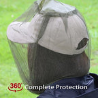 Close up of extra fine mesh holes on insect net