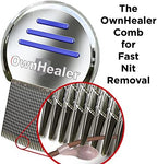 OwnHealer manual dandruff and nit removal comb set for family hair care defense