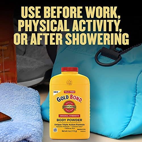 Cornstarch based medicated powder for sensitive skin and heat rash relief.