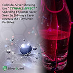 SilverGuard colloidal silver water liquid solution premium ingredients list view