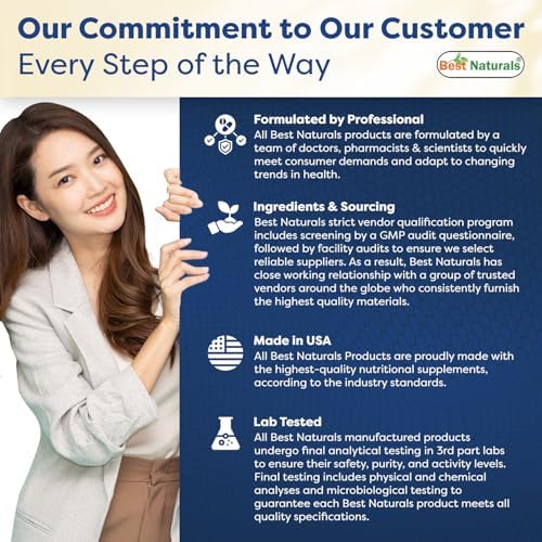Best Naturals Potassium 400 tablets bottle showcasing third party lab tested certification seals