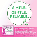 Playtex Simply Gentle Glide multipack showing 18 regular and 18 super absorbency tampons.
