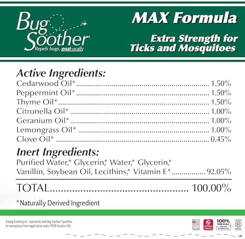 Bug Soother Max 2 pack outdoor insect protection bottles