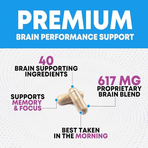 Nature's Nutrition Brain Support 60 veggie capsules showing authentic USA import seal