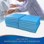 Sofyfine disposable mattress sheets stacked neatly to display the compact bulk packing density.