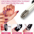 Mnk66 nail tool set for rhinestones and gel