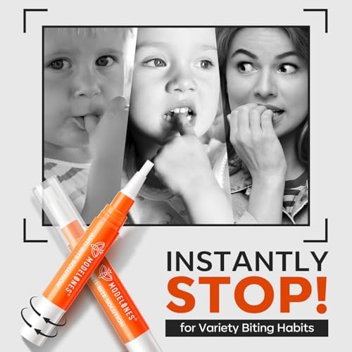 Thumb sucking deterrent for kids showing invisible matte finish