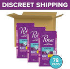 Kimberly Clark Poise postpartum pads ultimate absorbency long length display