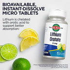 KAL ActivMelt chelated lithium dietary supplement directional instructions