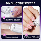 Compact manicure light kit showing the USB charging cable and accessories