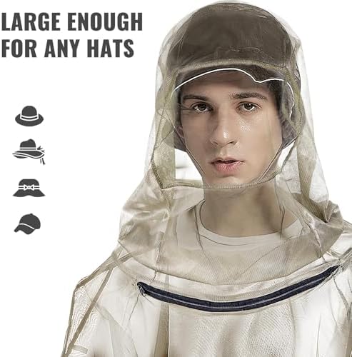2win2buy 2-piece mosquito suit for camping and gardening