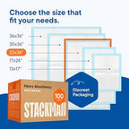 Waterproof backing texture of Stack Man disposable pads