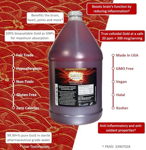 MediGOLD True Colloidal Gold Liquid Texture And Purity