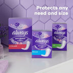 Always Xtra Protection unscented liners jumbo pack for sensitive skin