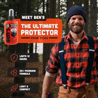 Ben's Picaridin insect spray showing twelve hour protection label info.