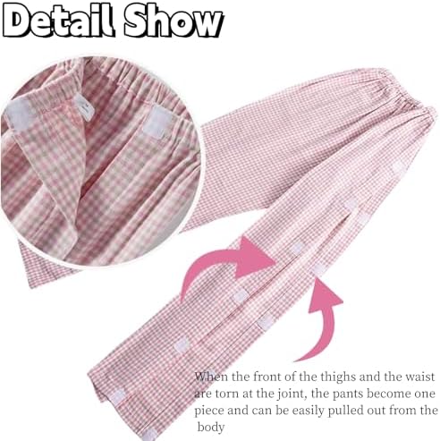 Full opening cotton patient robe for post-operative recovery