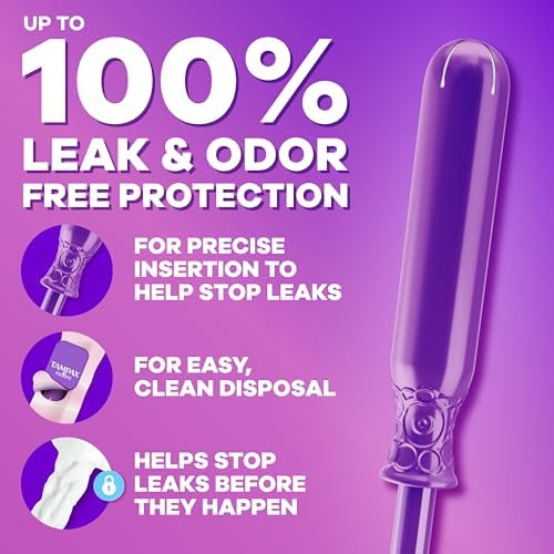 CleanSeal wrapper for quiet and hygienic tampon disposal.