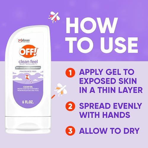 Family using Off! Clean Feel insect repellent outdoors