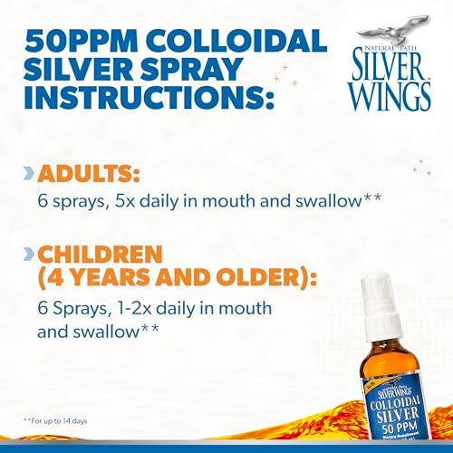 Natural Path Silver Wings authentic USA imported immune protection spray for daily wellness