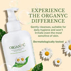 Authentic USA imported Organyc feminine wash bottles with pump dispenser