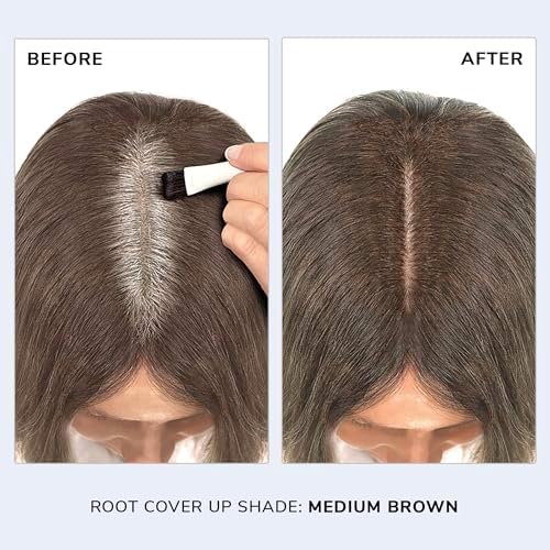 COLOR WOW professional hair touch up compact side angle highlighting the dual ended brush
