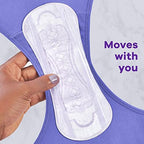 Always Extra Long panty liners with RapidDry core technology for leak protection