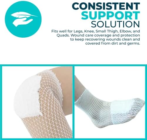 Packaging of the Medcore Fix Tubular Net Bandage showing size 4 specifications.