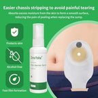 Alcohol free medical barrier film spray for sensitive skin irritation prevention