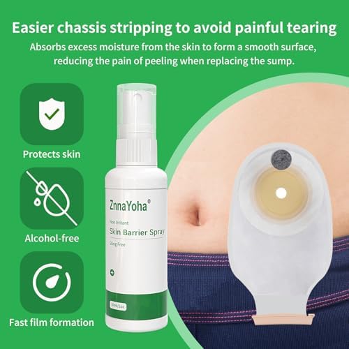 Alcohol free medical barrier film spray for sensitive skin irritation prevention